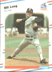 1988 Fleer Baseball Cards      404     Bill Long